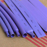 5M/Lot Purple - 2MM 4MM 6MM 8MM 10MM 12MM Assortment Ratio 2:1 Polyolefin Heat Shrink Tube Tubing Sleeving Cable Sleeves Cable Management