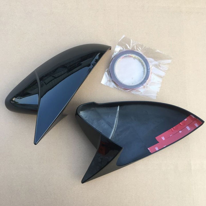 for-volkswagen-golf-mk8-viii-8-side-mirror-covers-caps-carbon-look-2020-2021-2022-for-vw-glossy-black-wing-rearview