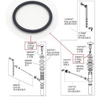 Kohler washbasin faucet pull-down drain accessories washbasin drain O-ring seal water stopper cover