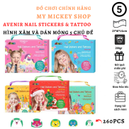 Avenir Hình xăm và dán móng tạm thời cho bé gái Nail Stickers tattoos 260