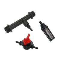 Irrigation Venturi Fertilizer Injector with 1/2 3/4 inch male Thread 4 speed flow control valve Water filter kit 1 Set