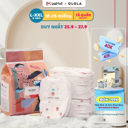 Combo 4 strips diaper bỉm pants high-grade Olola skin fit full