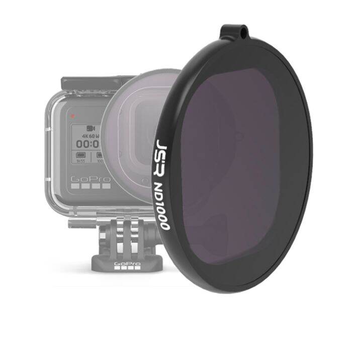 plz-jsr-round-housing-nd1000-ตัวกรองสำหรับ-gopro-hero8-black