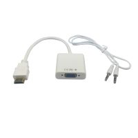 Adaptor VGA Yang Kompatibel dengan HDMI Konverter VGA 3 B Raspberry Pi dengan Kabel Adaptor Kabel Audio Suport 1080P HDTV Displayer untuk PC