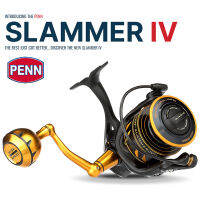 ล้อหมุน Penn/benle SLAMMER IV แผ่นรีดตกปลาทะเลโลหะทั้งหมดที่จับตรงตกปลา