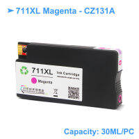 【Be worth】 Al Hasub Trading บุคคลที่สามสำหรับ711 711 XL สำหรับหมึกรีไซเคิล HP711ใช้งานร่วมกับ DesignJet T120เครื่องพิมพ์