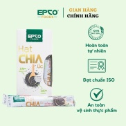 Hạt Chia Đen EPCO FOODS Xuất Xứ Úc 80g Hộp 10 Gói 8g Không Chất Bảo Quản