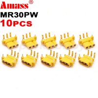 10 Pz/ 5 Paia Amass MR30PW Maschio Femmina Spina PCB 3 PIN 90 Angolo Motore ESC Spina Per Per Batteria Lipo RC Aereo Multirotore