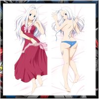 FAIRY TAIL Mirajane Strauss ปลอกหมอนคอสเพลย์ Dakimakura กอดร่างกาย 150x50 ซม