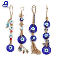 【CW】▥✢  Glass Turkish Evil Pendant Wall Hanging Color Bead Decoration for Room Car BE254