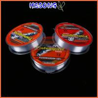 HESONG 100m 100% Fluorocarbon คุณภาพสูง ทนทาน สายเชือกแข็งแรง 0.8-6LB ลวดเชื่อม เส้นใยเดี่ยว สายการประมง ไนลอน PA