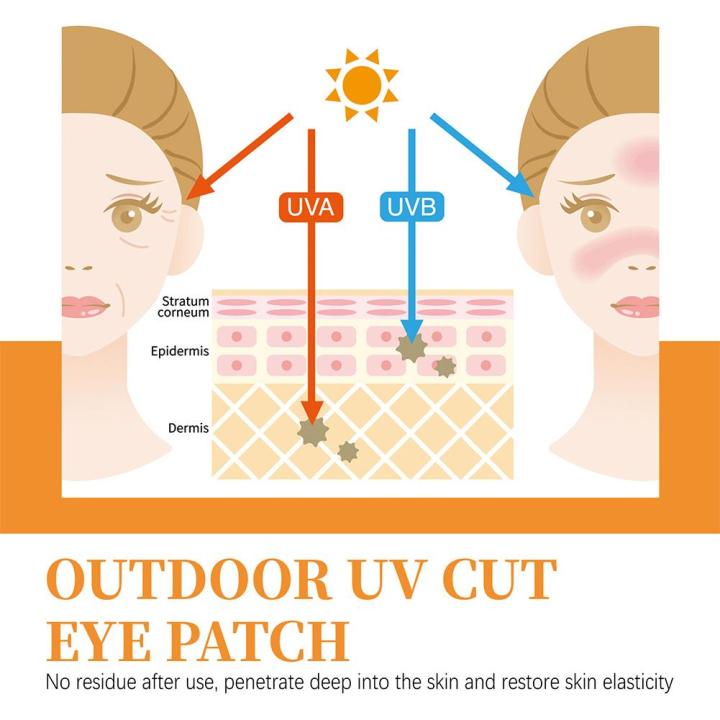 5pair-facial-sun-protection-patch-sunblock-patch-eye-patch-moisturizing-eye-uv-mask-protection-mask-n0g1
