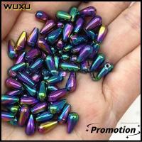 WUXU 2/3/4/5/7pcs 0.9ก.-10.5ก. ตกปลาทังสเตนตก หยดน้ำตาหยด น้ำหนักยิง Line sinkers ที่มีคุณภาพสูง น้ำหนักเพิ่มเติม Sinker ตัวจม อุปกรณ์ตกปลาสำหรับตกปลา