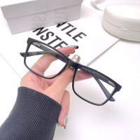 Men Eyewear Glasses New Fashion Men’s Womens Business Casual Ultra Light Tr90 Frame Eye Protection Glasses Male Plain Replaceable Lens Eyeglasses with Myopia Frame for Men Women