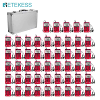 Retekess 50Pcs V112 Pocket AM วิทยุ FM พร้อมกระเป๋าพกพา