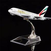 【Big-promotion】 Fashions King สายการบินอาหรับเอมิเรตส์1:400 16ซม. A380ไอเดียของขวัญของเล่นโมเดลพวงกุญแจโลหะรูปเครื่องบิน