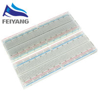 10Pcs ใหม่ MB102 Breadboard 830จุด Solderless PCB Bread Board ทดสอบพัฒนา DIY สีขาวโปร่งใส