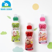 Nước bổ sung lợi khuẩn Cocomong 200ml cho trẻ em 3 vị Dâu, Táo, Đào - Nhập