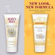 Burt s BeesSữa rửa mặt Soap Bark & Chamomile deep cleansing cream - 170g