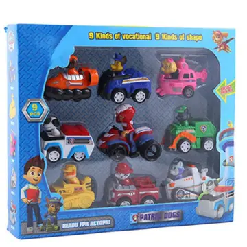 Paw Patrol Tower Rescue Bus Command Center Patrulla Canina With Dogs Cars  Puppy Patrol Action Figures Model Toys For Kids Gift
