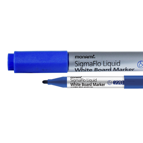 monami-sigmaflo-liquid-white-board-marker-220-bullet-2-mm-blue-ปากกาไวท์บอร์ด-สีน้ำเงิน-ขนาดหัวปากกา-2-มม