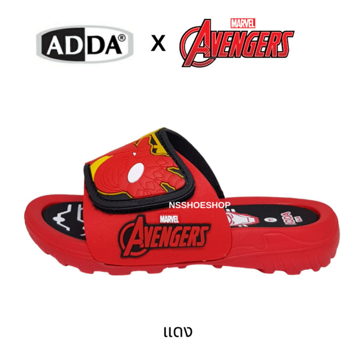 adda-34l04-ไอออนแมน-iron-man-รองเท้าแตะเด็กแบบสวม-อเวนเจอร์-avengers