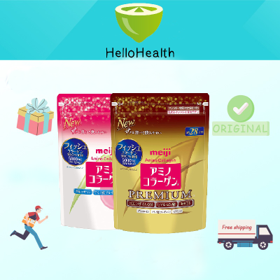 【ส่งไวทันใจ】Refill Meiji Amino Collagen 5,000 mg เมจิ อะมิโน คอลลาเจน ชนิดผง คอลลาเจนเปปไทด์ บำรุงผิว ลดริ้วร1