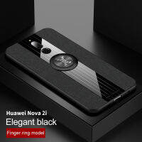 เคส Huawei Nova 2i การออกแบบใหม่เคสโทรศัพท์แบบแข็งพร้อมที่วางแหวนแม่เหล็กสำหรับ Huawei Nova2i