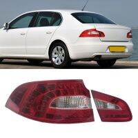 โคมไฟแสงหยุดเบรคไฟท้าย LED สำหรับรถยนต์ Skoda MK2ชั้นเยี่ยม2008 2009 2010 2011 2012แต่งรถ2013