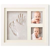 Baby Handprint and Footprint Makers Kit Keepsake for Newborn Mom Baby Milestone Picture Frames Baby Registry Nursery Decor