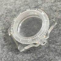 Unidirectional Rotation Bezel 40mm SUB Plastic Transparent Watch Case for NH35 NH36 Movement Repair Part Watch Accessories Cases Cases