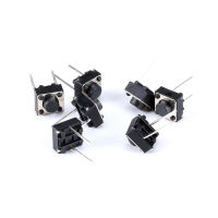 500Pcs Tactile Switch Momentary Tact 6X6X5 6*6*5Mm DIP Middle 2 Pin Ever