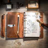 Multifunctional Notebook Vintage Leather Design Travel Journal Handmade 2021 Planner Memos Sketchbook Agenda DIY Diary A5 A6 A7