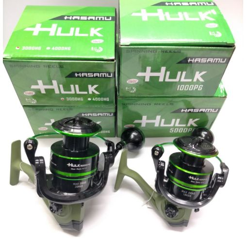 MAX DRAG 12KG - 22KG 1000PG-6000HG HASAMU HULK SPINNING REEL | Lazada