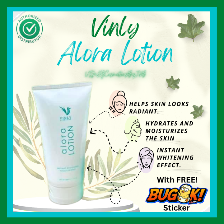 VINLY COSMETICS ALORA LOTION INSTANT WHITENING EFFECT WITH SPF 60 MADE