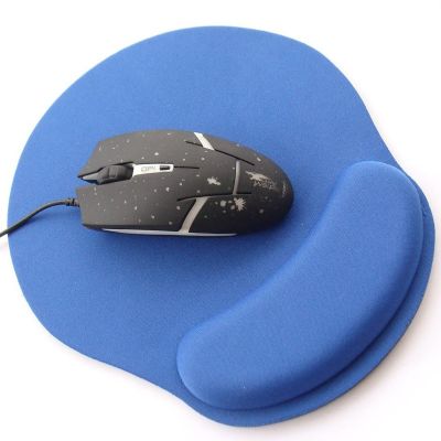（A LOVABLE） Hot ERGONOMIC Pad With Wrist Support Wrist Rest Non Slip Rubber BasePain Relief GamingPad Desk Pads