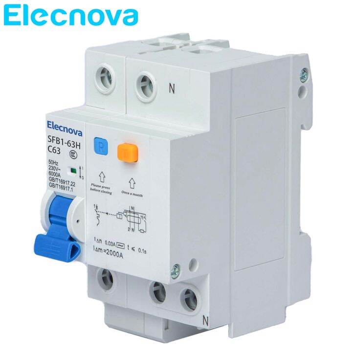 mini-circuit-breaker-sfb1l-63-hc-1p-n-din-rail-mcb-ac-6ka-6-10-16-20-25-32-40-50-63a-overloadshort-circuit-leakage-protection