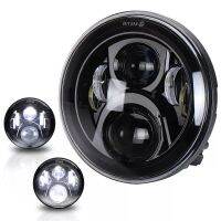 ☂ห่าน7มอเตอร์ไซค์ Inch ไฟฟน้า LED สำหรับ Harley สุดคลาสสิก Electra ฉุยฉายถนนเด็กผู้ชายอ้วน