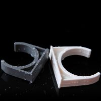 卐 20/25/32/40/50mm PVC Pipe Clamps U-Type Plastic Pipe Clip Tube Support Holder PVC Pipe Connector Garden Irrigation Fittings