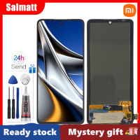 Salmatt จอ OLED อะไหล่ Xiaomi Poco X4 Pro 5G/2201116PG แอลซีดีหน้าจอสัมผัสประกอบ Digitizer สำหรับ Xiaomi Poco X4 Pro 5G 2201116PG แอลซีดี