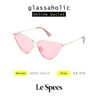 [ลดกระหน่ำ] แว่นกันแดด LE SPEC รุ่น NERO 1702141 GOLD ทรง Cat Eye สำหรับตัวแม่ Y2K