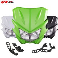 【CW】 Motorcycle Headlight Headlamp 12V H4 35W KAWASAKI KLX 110 125 150 230 250 300 450R CRF WRF Enduro Dirt