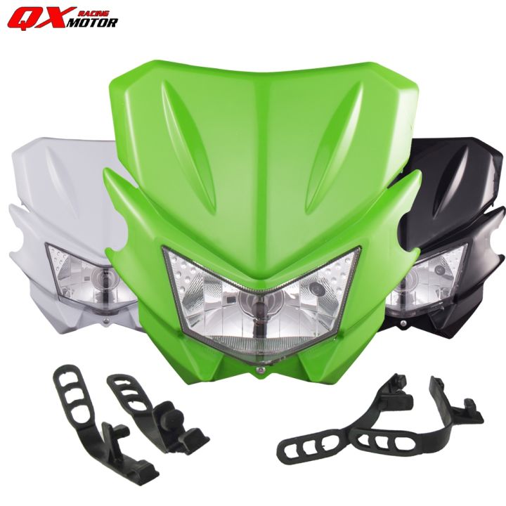 Motorcycle Headlight Headlamp 12V H4 35W Head Light For KAWASAKI