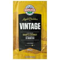 Enjoy at home ?Mainland Vintage Cheese 250g.Product of New Zealand