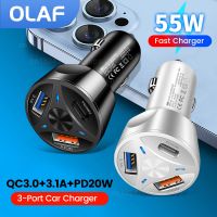 【Aishang electronic】OLAF 55W USB CChargerCharging20W QC 3.0 USB Charger สำหรับ Atari Type C Charger Adapter