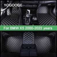 YOGOOGE เสื่อปูพื้นรถ BMW X5,E70 F15 F85 G05 2000-2022ปีเท้าอุปกรณ์เสริมรถยนต์