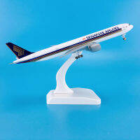 ABaza ขายร้อนสังกะสี Ally วัสดุ1:400 18.5ซม. ล้อเครื่องบิน Aircrafts โบอิ้ง B777-300er สิงคโปร์สายการบินเครื่องบิน ModelM