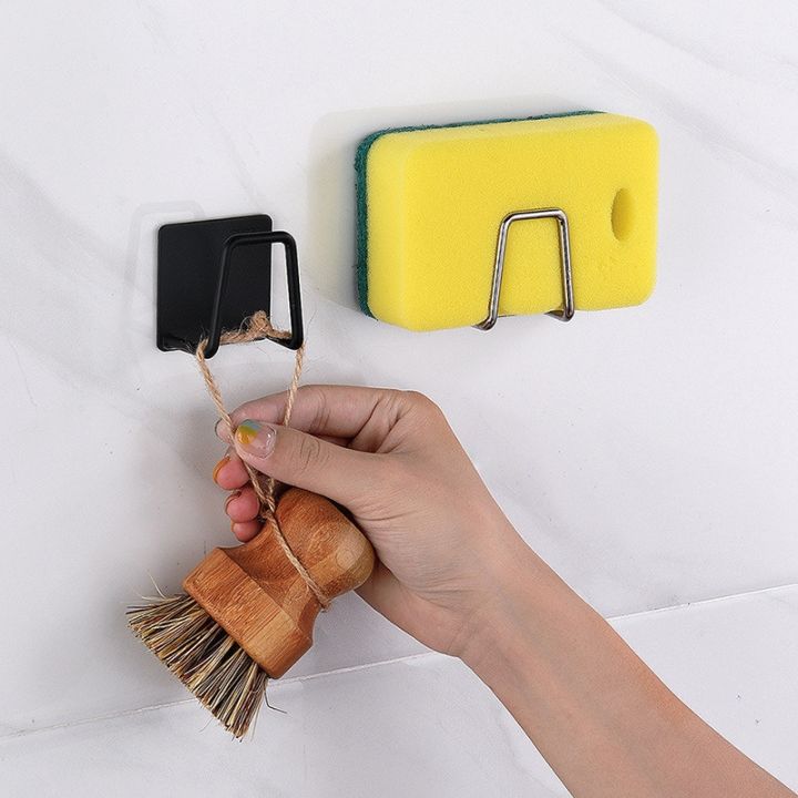 cc-sponges-holder-sink-drain-drying-rack-adhesive-hanger-accessor-storage-organizer