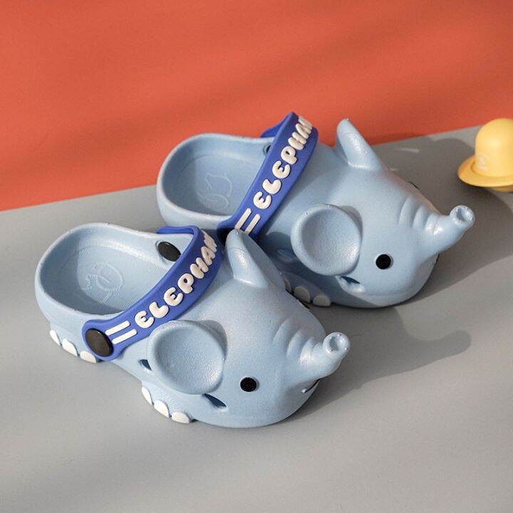 children-39-s-hole-sandals-breathable-non-slip-cute-cartoon-elephant-beach-boys-girs-solid-color-soft-shoes-first-walking-sandals