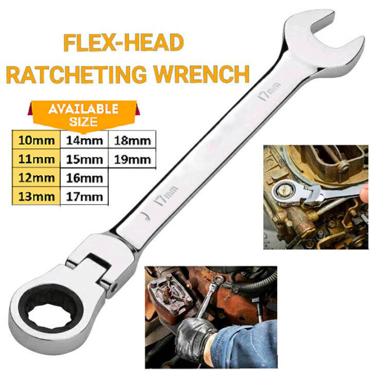 Standard® FlexHead Ratcheting combination Spanner Wrench Professional